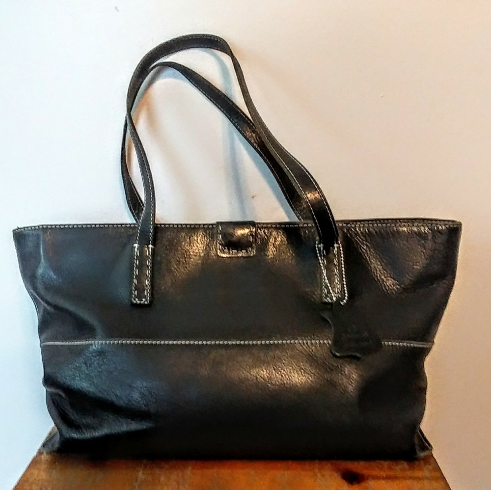 Danier Pebble Leather Satchel